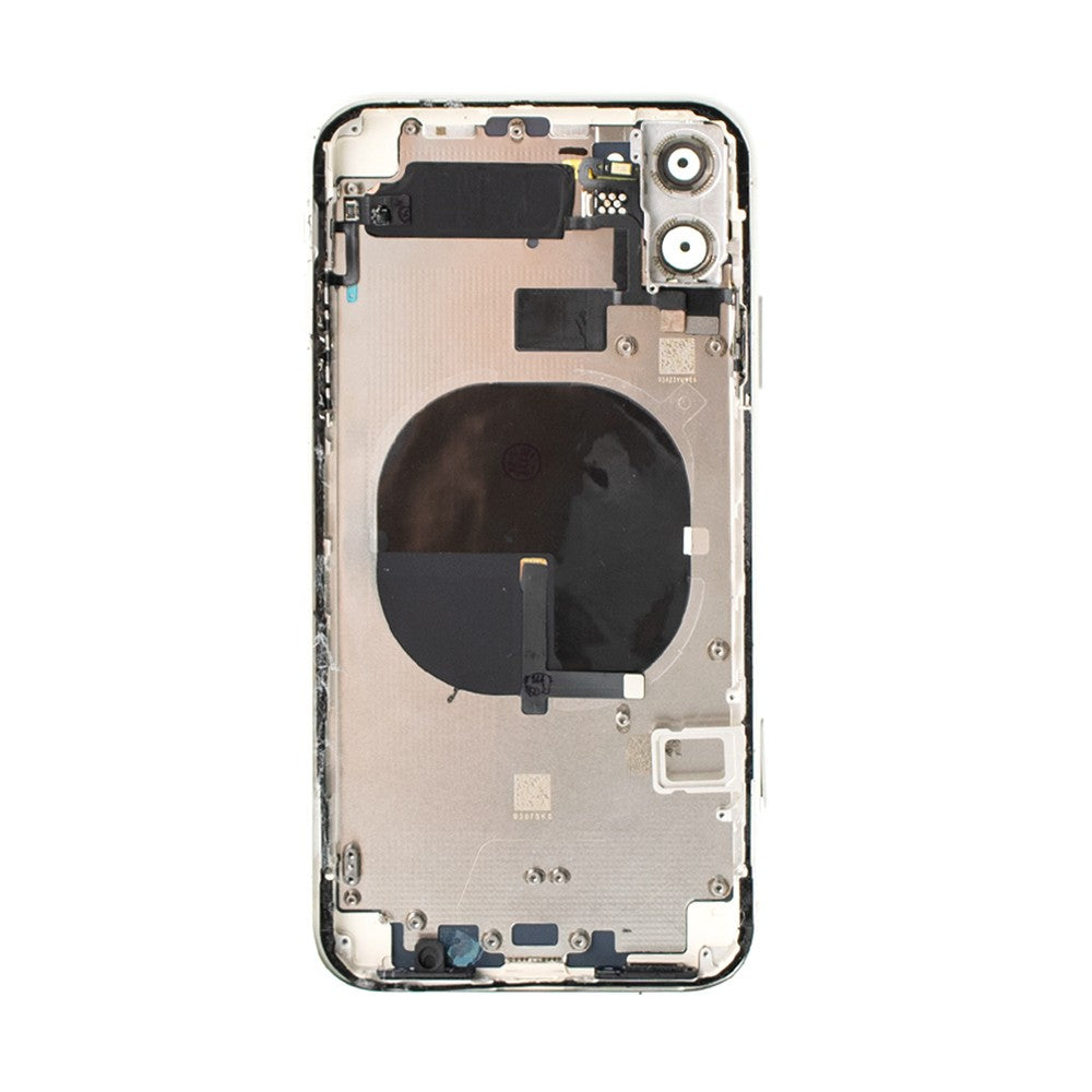 Rear Housing with Small Parts for iPhone 11 (Purple)-White Rear Housing with Small Parts for iPhone 11 (Purple)-White